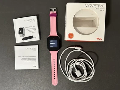 TCL MT40X Movetime Family Watch Kids Pink Smartwatch GPS Tracker Kinder Uhr - Bild 1 von 4
