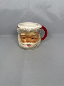 Vintage Brinns Keramik Weihnachtsmann Tasse, TX747, MCM, Augen offen - Bild 1 von 14