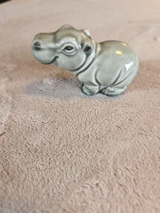  Small Goebel Hippopotamus Made In W Germany With Sticker - Picture 1 of 9
