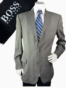 Hugo Boss Scorsese Herren 42 L Blazer 100% Schurwolle Anzug Jacke Sport Mantel - Bild 1 von 16