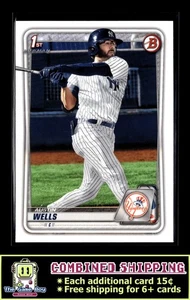 2020 Bowman Draft #BD-56 Austin Wells New York Yankees - Picture 1 of 2