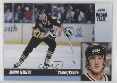 1993-94 Score Dream Team Mario Lemieux #10 HOF - Image 1 of 2