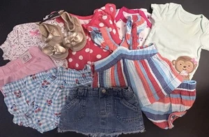 Baby Girl Clothing 0-3 Month Bundle 12 Pieces - Picture 1 of 8