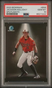 Bowman Spotlights Jackson Holliday 2023 #BS6 PSA 10 - Imagen 1 de 2