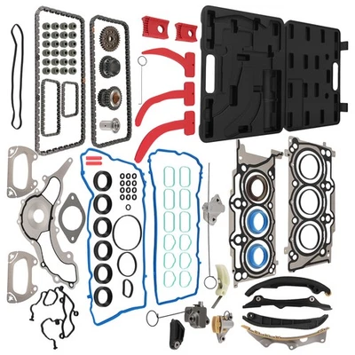 Kit de reparación de motor con cadena de distribución + junta de cabeza para Dodge Charger 3,6 L V6 2011-14 Foto 1 de 4