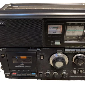 Sony CF-5950 Radio Cassette Grabadora 5 Bandas BFO AFC Retro Boombox Basura - Imagen 1 de 14
