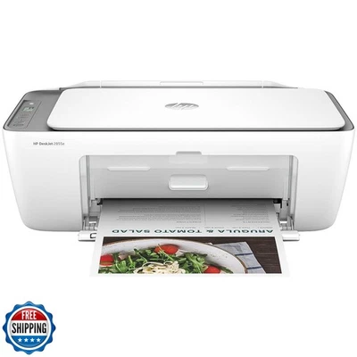 HP DeskJet 2855e Wireless All-in-One Color Inkjet Printer, Scanner, Copier, B - Image 1 of 4