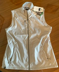 NWT STORM CREEK The Idealist Full Zip Wind Vest Women’s Large Platinum Gray - Picture 1 of 10