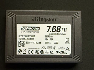 Kingston DC1500M 7.68TB 2.5" Internal SSD - SEDC1500M/7680G - Picture 1 of 2