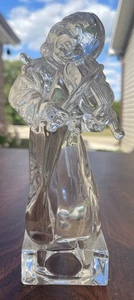 MIKASA HERALD COLLECTION LEAD CRYSTAL GERMANY ANGEL VIOLIN - Picture 1 of 6