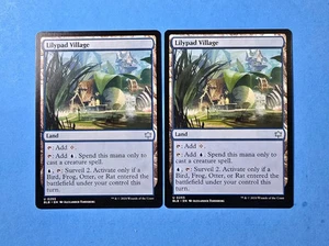 3x Lilypad Village Bloomburrow 2024 Mtg Magic Gathering Card Land Mana 255 - Picture 1 of 2