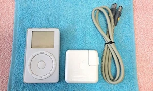 Apple iPod Classic weiß m8541 5GB M8513J/A 1. Gen 2001 MP3 getestet gebraucht Japan - Bild 1 von 11
