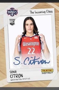 SONIA CITRON - 2025 PANINI INSTANT WNBA THE INCOMING CLASS #3 - /25 AUTO PRESALE - Picture 1 of 1