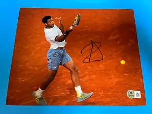 FOTO Beckett BAS Autenticada de Arthur Fils Francia Tenis Firmada Automática 8x10 - Imagen 1 de 2
