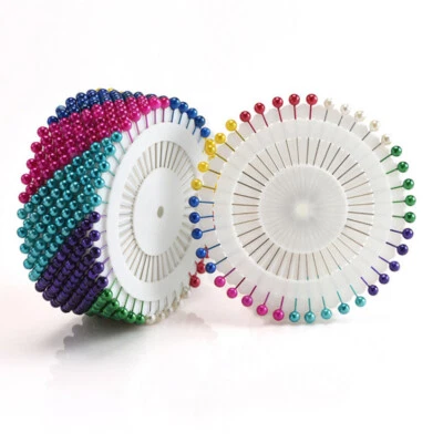 480 Stück Tragbare DIY Nähpositionierungs Gerade Perlenkopf Nadeln - Bild 1 von 4