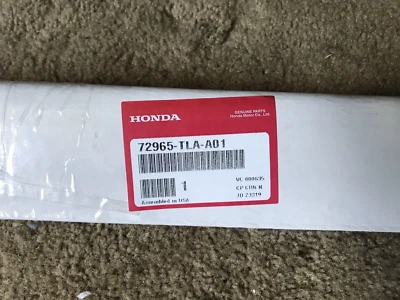 OEM Genuine Honda CR-V Chrome Molding Assembly Left Rear Door Sash 72965-TLA-A01 Foto 1 de 4