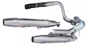 COPPIA MARMITTE ORIGINALE YAMAHA XVS 650 DRAG STAR 1997 1998 1999 2000 2001 2005 - Imagen 1 de 18
