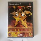 STATE OF EMERGENCY PlayStation 2 with manual Tested And Working