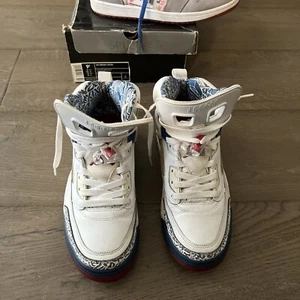 Size 9.5 - Jordan Spizike True Blue - Picture 1 of 9
