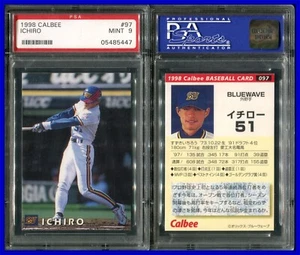 PSA 9 1998 Calbee Japan #97 Ichiro Suzuki Orix Blue Wave - Picture 1 of 1