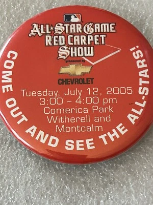 Rare Detroit Tigers 2005 All Star Game Red Carpet Show Pin - Comerica Park - Image 1 of 2