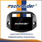 10" Wireless Carplay Android Auto Sat Nav Bt Stereo For Toyota Rav4 2006-2012