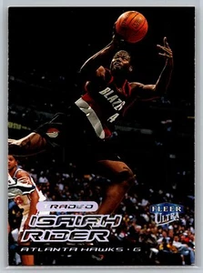 1999 Ultra #23 Isaiah Rider Atlanta Hawks KOSTENLOSER VERSAND - Bild 1 von 2