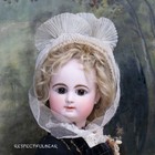 16 1/2" (42cm) ANTIQUE EARLY PERIOD FRENCH BISQUE BEBE, RABERY AND DELPHEIU