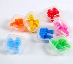 10 Pairs Silicone Soft Ear Plugs Reusable Anti Noise For Work Sleep Travel Study