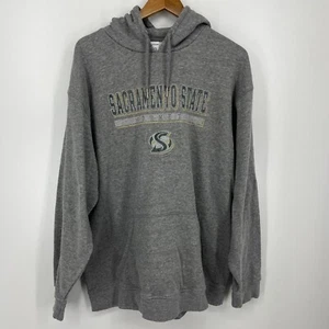 Champion Sacramento State Hornets Pullover Hoodie Men's Size 2XL Gray NCAA - Picture 1 of 10