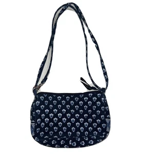 Bolso Bandolera Pequeño Vera Bradley Amy Nantucket Azul Marino y Blanco - Imagen 1 de 8