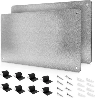 2 Pack Magnetic Display Board Ideal for Kitchen Classroom Versatile Uses - Image 1 of 4