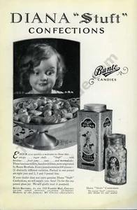 1929 Bunte Candy Diana Stuft Confections Great PRINT AD Wall Decor Idea (1669) - Picture 1 of 1