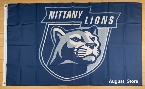 Penn St University Nittany Lions 3x5 ft Flag Banner NCAA Pennsylvania State Cover