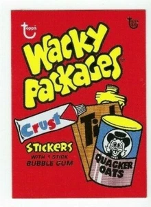 2018 Topps 80° ANNIVERSARIO Wacky Packages 1973 1° Serie WRAPPER ART CARD #112 - Foto 1 di 2