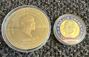 Barack Obama Commemorative YES WE CAN LOGO CHALLENGE COIN  - Picture 1 of 5
