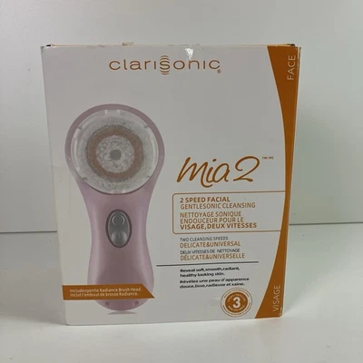 Clarisonic Mia 2 Sistema de Limpieza Suave Sónico Sistema de Limpieza Diaria Blanco Foto 1 de 2