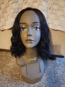 CABEZA DE MANIQUÍ JANET VINTAGE, PELUCAS, SOMBREROS, EXHIBICIÓN DE MODA, 18" DE ALTO - Imagen 1 de 6