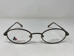 Hilco A2 Eyewear SG102 BRN 49-19-135 Braun Metall Vollrand Brille Brillengestell 6567 - Bild 1 von 8
