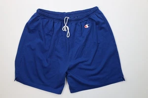 Vintage 90s Champion Herren XL Faded Classic Logo Above Knee Shorts Royal Blue - Bild 1 von 11