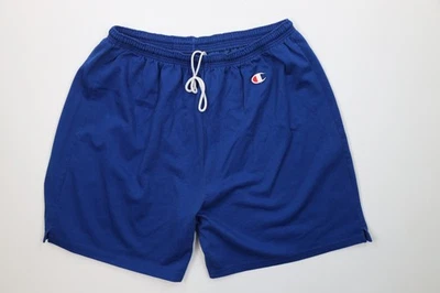 Vintage 90s Champion Mens XL Faded Classic Logo Above Knee Shorts Royal Blue - Image 1 of 4