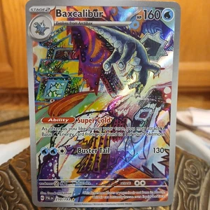 Never Played Pokémon Baxcalibur 210/193 Sv02: Paldea Evolved Holo MT- NM - Picture 1 of 7