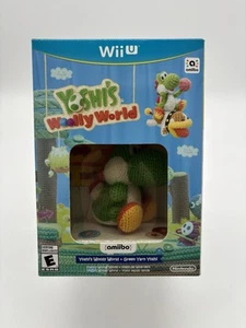 Yoshi's Woolly World - Green Yarn Yoshi amiibo Bundle (Nintendo Wii U, 2015) NEW - Picture 1 of 5