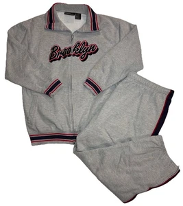 Vintage Starter Asphalt Legend Brooklyn Jogginganzug Set Sweatshirt (L) Jogginghose (XL) - Bild 1 von 14
