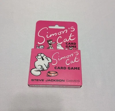 Jogo de cartas Simon’s Cat jogo de tabuleiro Steve Jackson jogos não jogado na caixa - Imagem 1 de 4