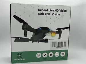 Foldable QuadCopter Drone Record Live HD video With 120 Degree Vision new. - Picture 1 of 5