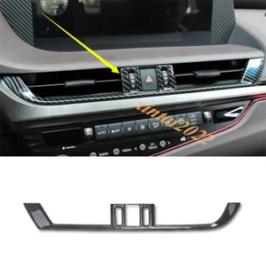 For Lexus ES250 300h 350 2019-2022 Carbon Fiber Console Air Outlet Vent Cover - Picture 1 of 5