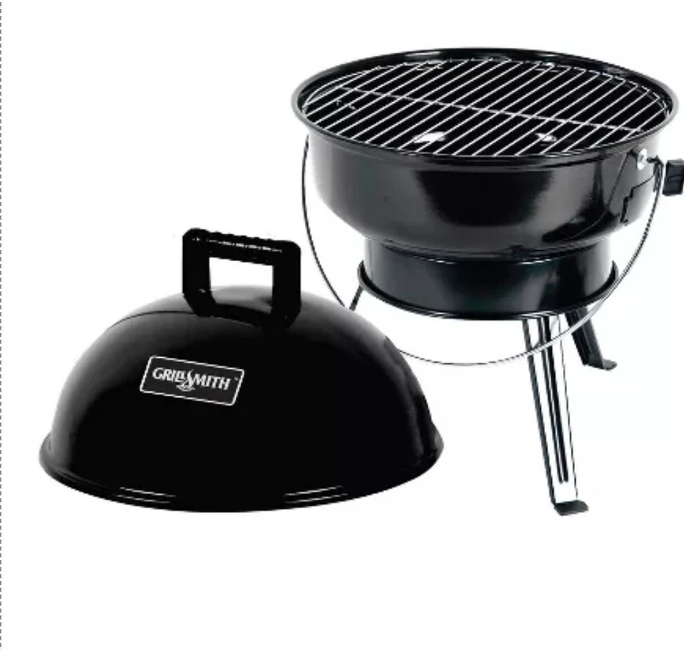 Grill Smith 14" Portable Charcoal Grill - Black - Image 1 of 1