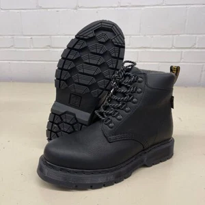 DR.AIRWAIR MARTENS 939 WP Leather Lace-up Boot Men's Size US 6 Black - Picture 1 of 6