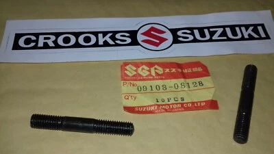NOS 09108-08128 Suzuki 8x57mm Perno, Suzuki Longitud 40mm (cargüeñal a perno superior) Foto 1 de 4